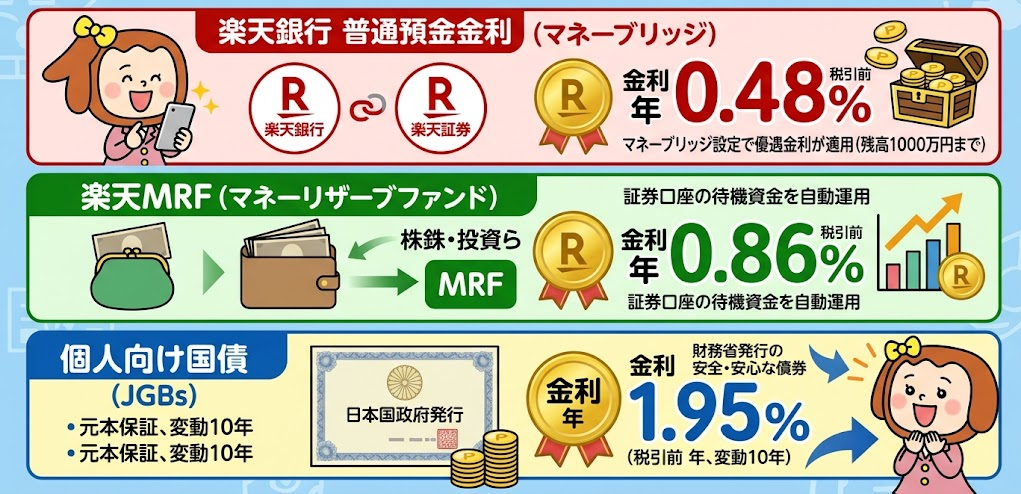 楽天らくらくマネーファンドは(ほぼ)元本保証で高金利(年0.86%)